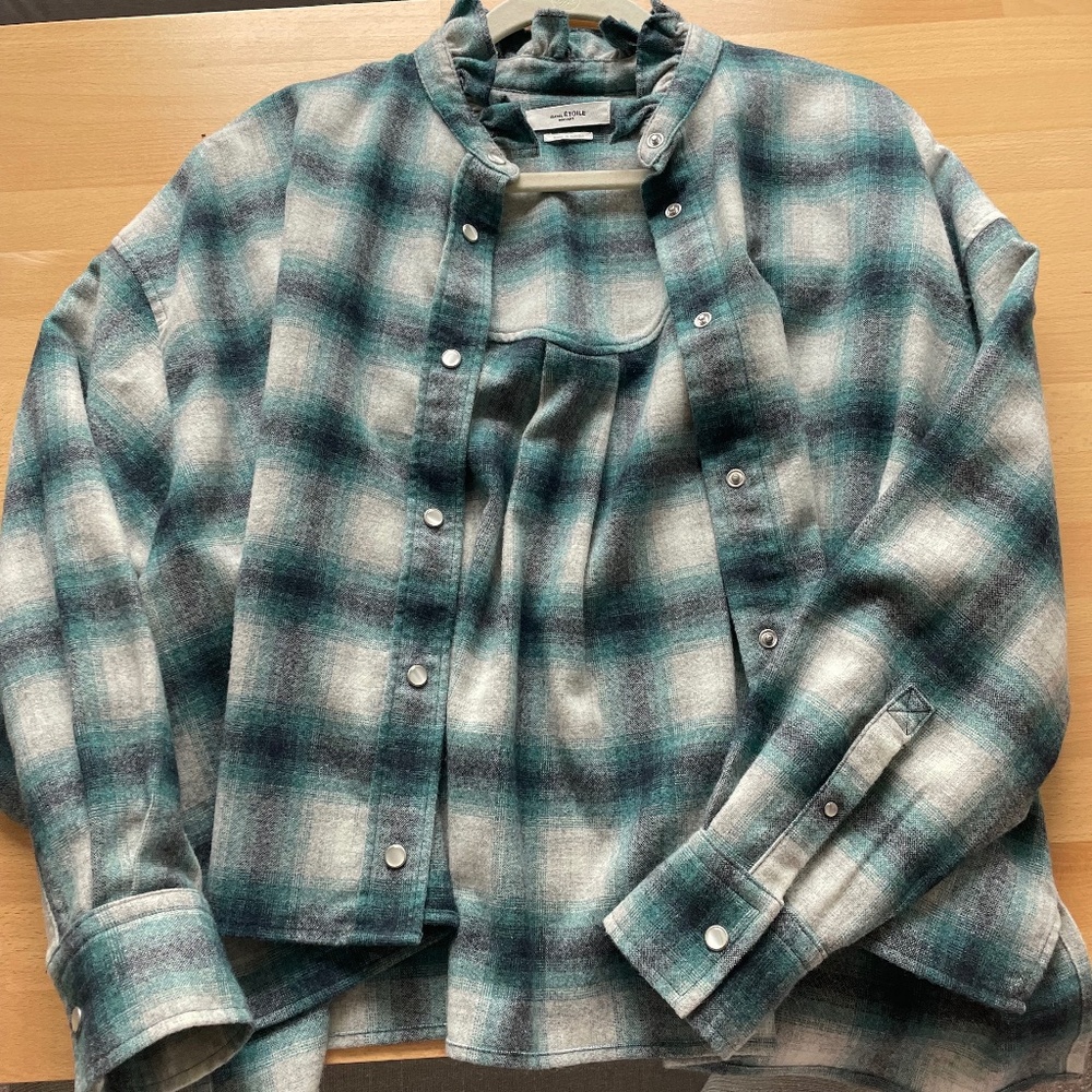 Isabel Marant Etoile Plaid Flannel